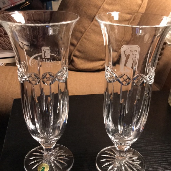 Waterford Crystal Other - Waterford Crystal PGA Golf Winners Circle Vases- Set of 2
